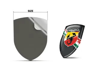 Fiat Abarth Sticker dome Exclusive Edition High-End Labels